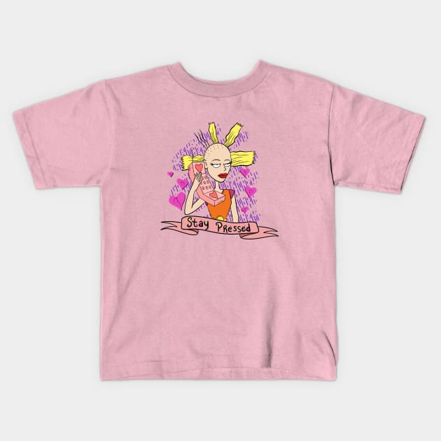 Stay Pressed Kids T-Shirt by ChangoATX